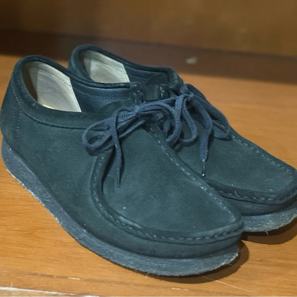 Clarks Original Black Suede Low Chukka Boots Men’s 10 (9 UK)